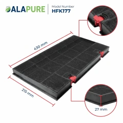 Alapure Koolstoffilter geschikt voor Electrolux MCFE34 / 9029793669 / 9029801330 / Type 150 / Model 150
