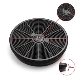 Filtr węglowy Hotpoint-Ariston AMC145 / Typ 145 / 484000008780
