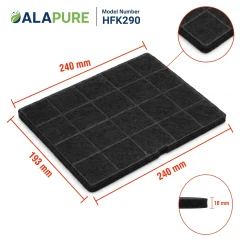 Filtr węglowy Alapure odpowiedni dla AEG 9029798767 / ECFB01 / 33005299