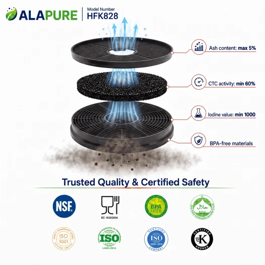 Filtr węglowy Alapure pasujący do filtra węglowego Schneider CF130