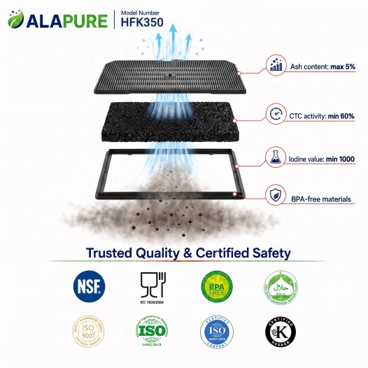 Filtr węglowy Alapure HFK350 przeznaczony do modelu CR1000 / 103050107
