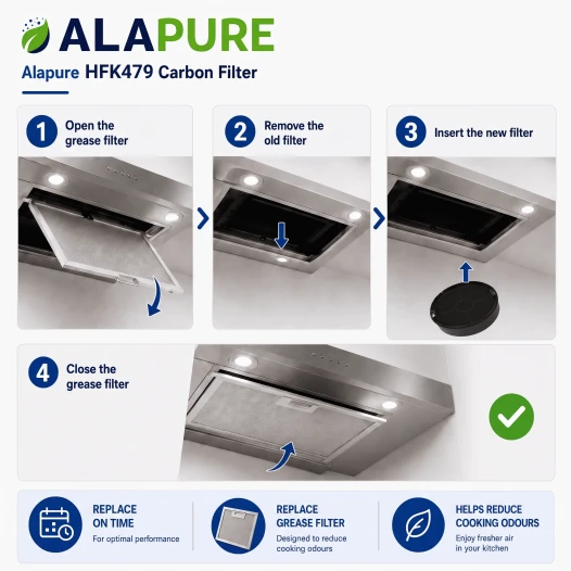 Alapure Koolstoffilter geschikt voor Electrolux MCFE12 / 9029800571 (2 St.)