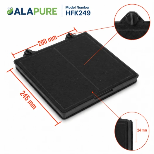 Alapure Koolstoffilter geschikt voor Electrolux 50279032002