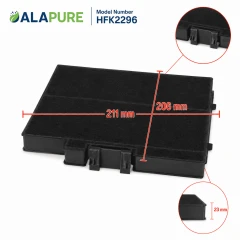 Filtr węglowy Alapure HFK2296, pasujący do modeli 11022296 / DWZ0DX0A0 / LZ10DXA00