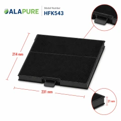 Alapure Koolstoffilter geschikt voor Bosch 11026769 / DHZ5326 / 705431 / 00705431