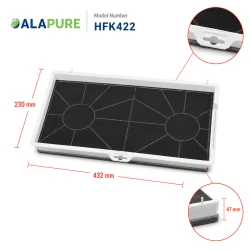 Filtr węglowy Alapure odpowiedni dla Gaggenau 00465577 / 465577 / KF273198