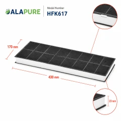 Alapure Koolstoffilter geschikt voor Constructa 00296178 / 296178 / CZ16330