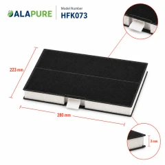 Alapure Koolstoffilter geschikt voor Bosch 00744073 / 744073 / DHZ5285