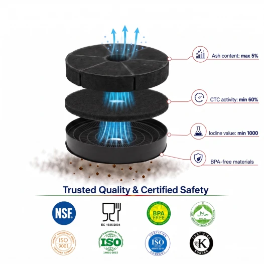 Filtr węglowy AEG OdourClean DVK5661HB / DVE5961HB / GD5970V (2 szt.)