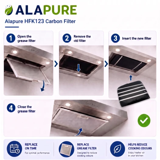 Filtr węglowy Alapure pasujący do modelu Sauter 71X0704 (2 szt.)