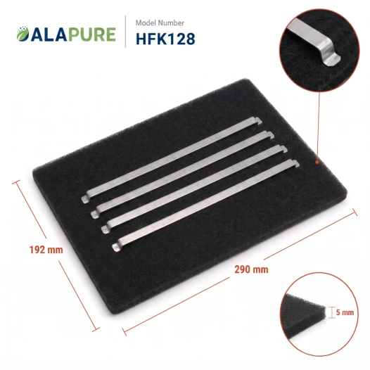 Filtr węglowy Alapure pasujący do modelu Brandt 72X3800 (2 szt.)