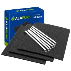 Filtr węglowy Alapure pasujący do Brandt 79X8361 / AK204AE1 (3 szt.)
