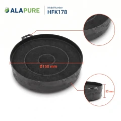 Alapure Koolstoffilter geschikt voor Bosch 00353121 / 353121 / DHZ5146