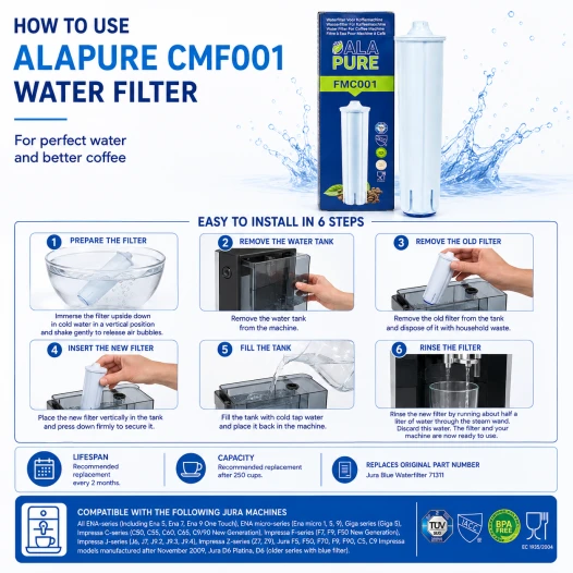 Filtr do wody Alapure przeznaczony do modelu AquaCrest AQK-03