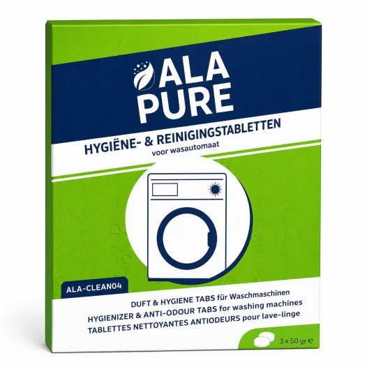 Alapure Środek czyszczący i odświeżacz zapachów odpowiedni do WPRO AFR301 / 484000001180 / 484000008427 / Powerfresh do pralek / DAFR108