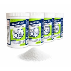 Odkamieniacz Alapure odpowiedni dla Bosch 00312331 odpowiedni do zmywarek i pralek (4x250gram)